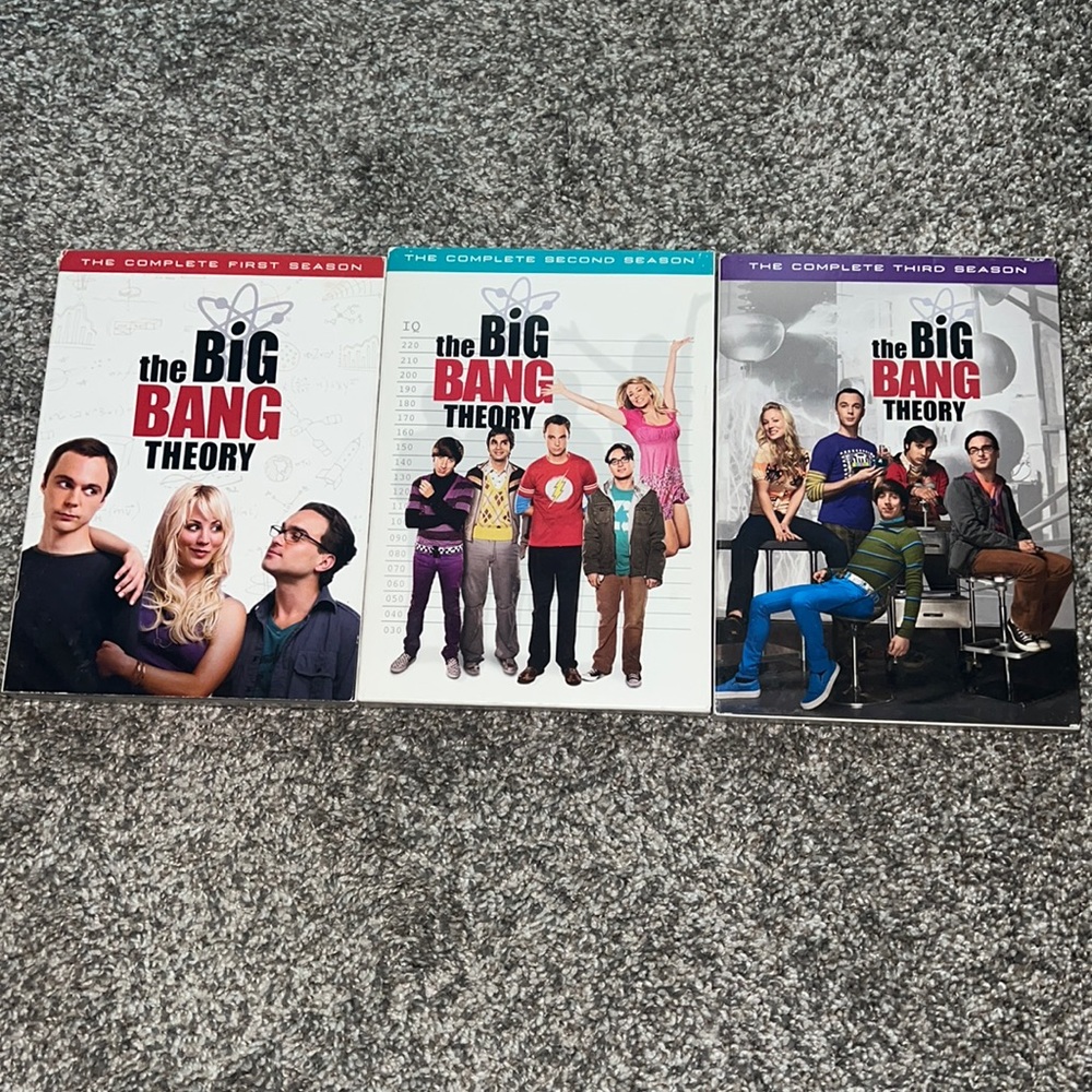 Big Bang Theory DVD Lot